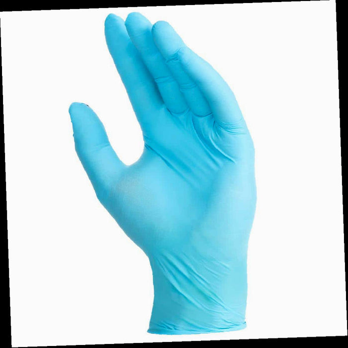 Nitrile Gloves Disposable Powder-Free Medium Size Blue (100-Count)