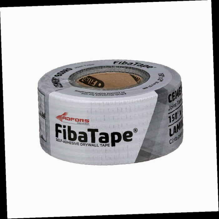 Cement Board Tape 2 in. x 150 ft. Mesh, Self-Adhesive, Alkali-Resistant