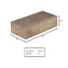 Concrete Paver 7.75 in. x 4 in. x 2.25 in. Sand/Brown/Charcoal  Pavestone 6