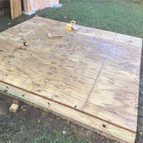 Sheathing Plywood Pressure-Treated  15/32 in. x 4 ft. x 8 ft Grade CDX