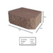 Retaining Wall Block 4 in. x 6.75 in. x 11.75 in. Savannah Concrete 3