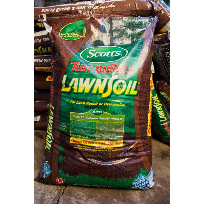 Lawn Soil 1.5 cu.ft  For Lawn Repair or Overseeding, Use to Plant New Grass or Top Dress Soil Scotts Turf Builder 3