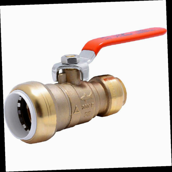 Ball Valve Brass 1 in. Push-to-Connect PVC IPS x 3/4 in. CTS