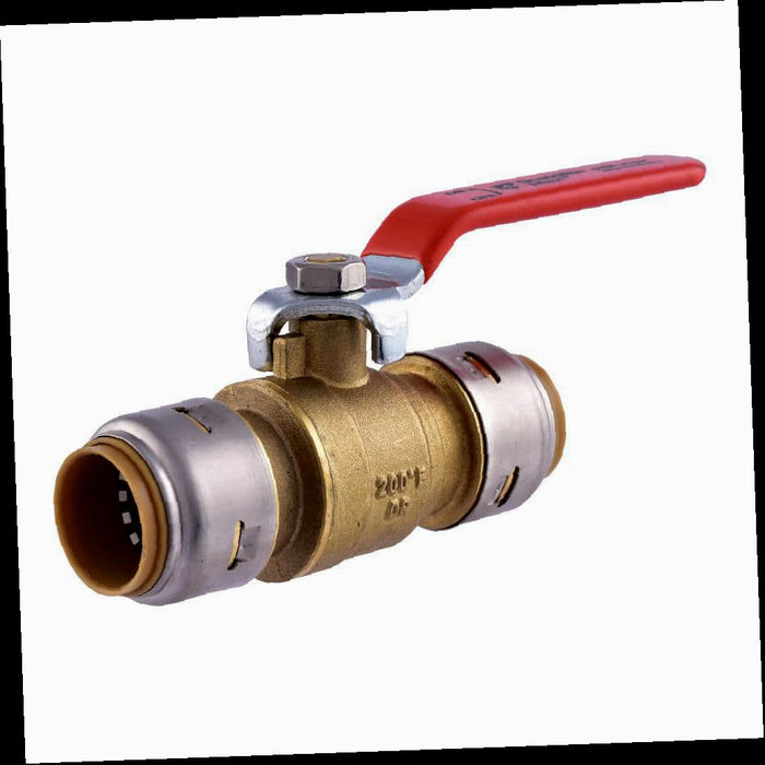 Ball Valve 3/4 in. Brass Push-to-Connect 1pc.