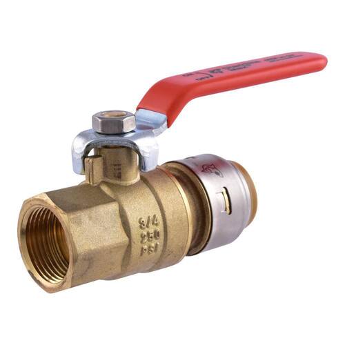 Ball Valve Brass Push-to-Connect x FIP 3/4 in.