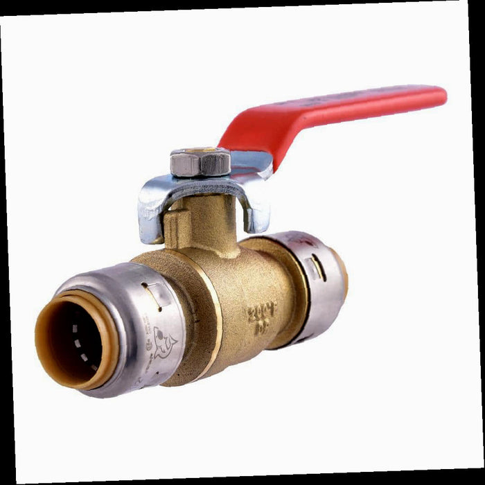 Brass Ball Valve 1/2 in. Push-to-Connect 1pc.