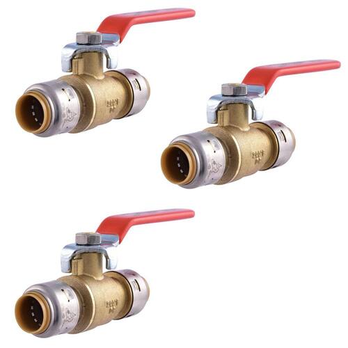 Brass Ball 1/2 in. PTC x PTC PSI-250 (3-Pack)