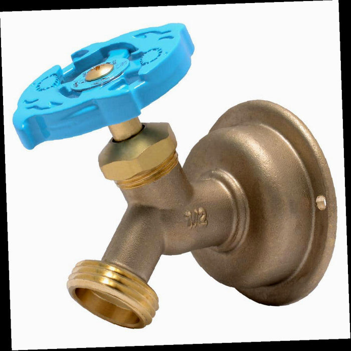 Brass Hose Bibb 1/2 in. Push-to-Connect x MHT Multi-Turn No Kink