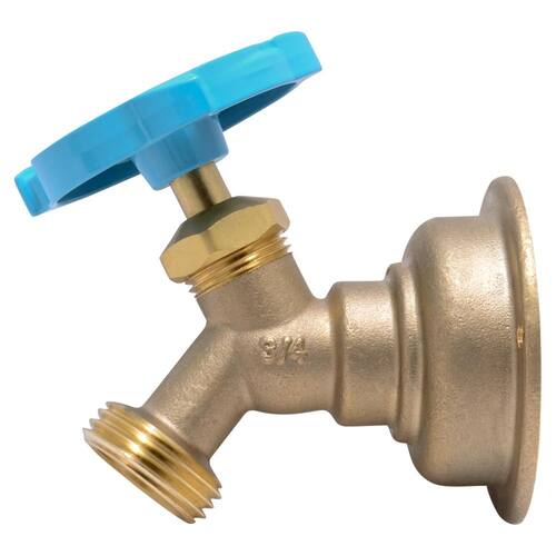 Hose Bibb Push-to-Connect 3/4 in. x Multi-Turn Brass No Kink with MHT