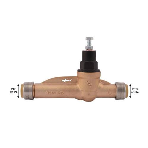 Bronze Pressure Regulating 3/4 in. PTC x PTC PSI-400