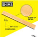 Shims 12 in Contractor Grade (42-Pack) 2