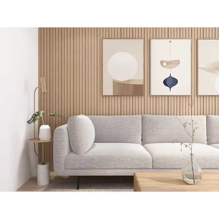 Siding Panel 1/2 in. x 7 in. x 8 ft. Louvered MDF Decorative Wood 8