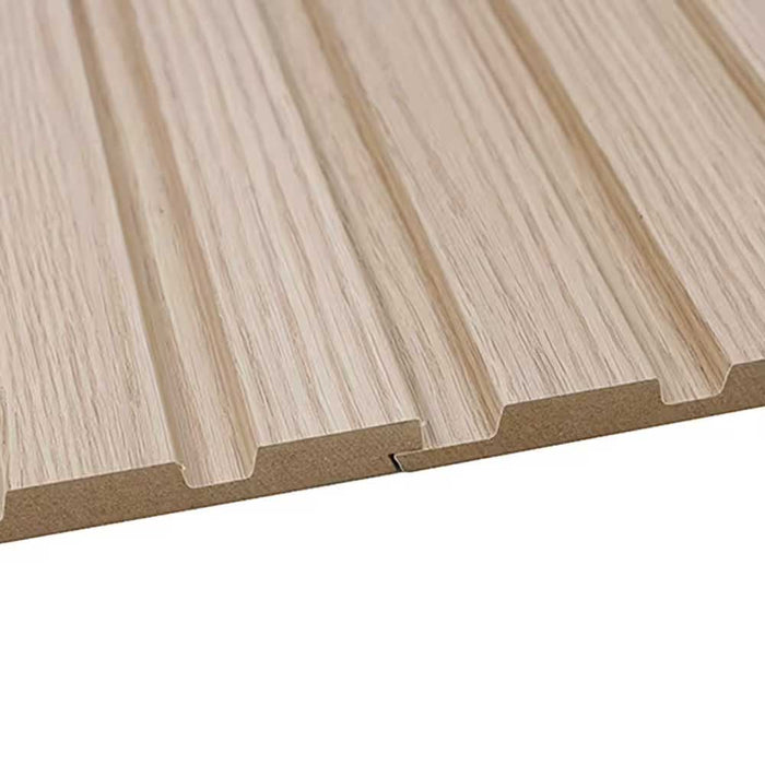 Siding Panel 1/2 in. x 7 in. x 8 ft. Louvered MDF Decorative Wood 10