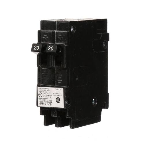 Circuit Breaker 20 Amp Pole NCL-Circuit (2) Tandem Single Type QT