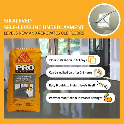 Self-Leveling Concrete Powder (50 lb.) Gray