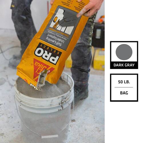 Self-Leveling Concrete Powder (50 lb.) Gray