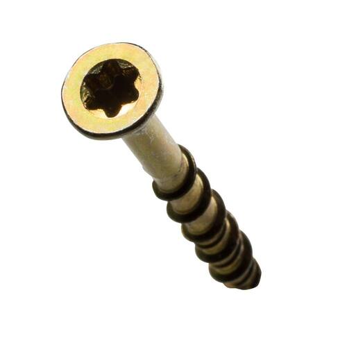 #9 Collated Subfloor Screw 2 in. T25 6-Lobe, Flat Head, Strong-Drive WSV, Yellow Zinc (1000-Pack)