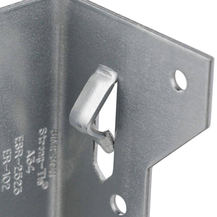 Corner Brace   1-7/16 in. x 2-1/2in. A34Z  ZMAX Galvanized Framing Angle