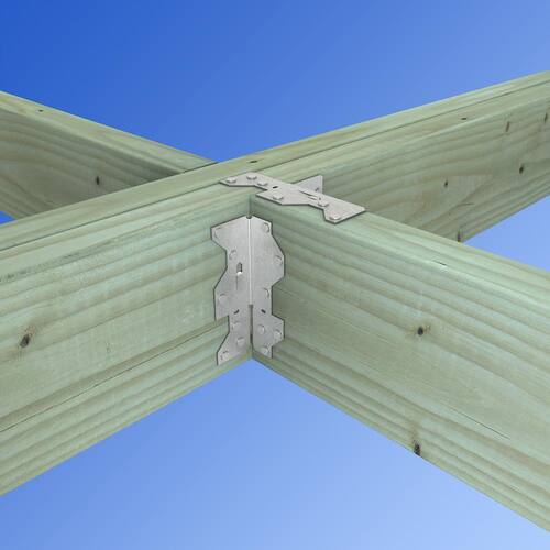 Corner Brace, 1-7/16 in., x 4-1/2 in. ZMAX Galvanized Framing Angle