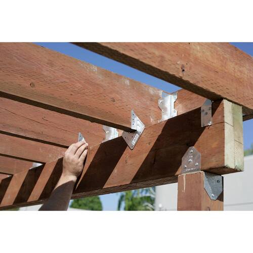 Corner Brace, 1-7/16 in., x 4-1/2 in. ZMAX Galvanized Framing Angle