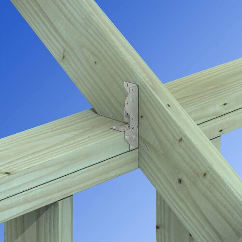 Corner Brace, 1-7/16 in., x 4-1/2 in. ZMAX Galvanized Framing Angle