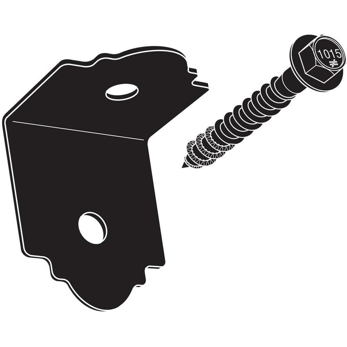 Corner Brace 1-3/8 in x 2 in. Strong-Tie Angle ZMAX Galvanized Outdoor Accents 2