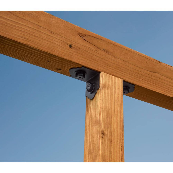 Corner Brace 3 in. x 3-1/4 in. Strong-Tie Angle ZMAX Galvanized Outdoor Accents 3