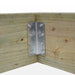 Corner Brace  2 in. x 6 in. ML26Z 12-Gauge ZMAX Galvanized Medium L Angle 