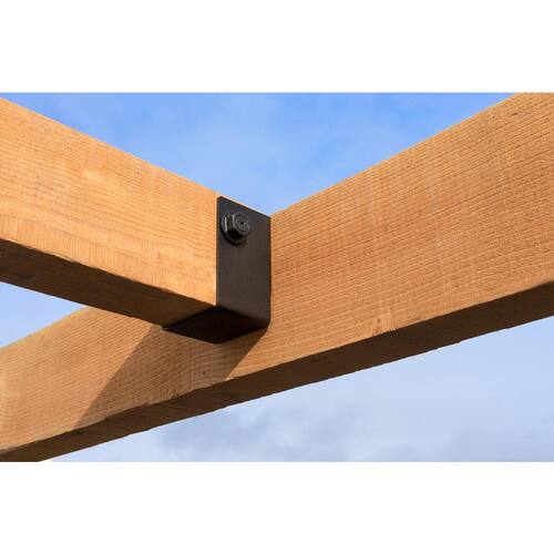 Joist Hanger 4x6 in. Concealed-Flange ZMAX Outdoor Accents Heavy Black