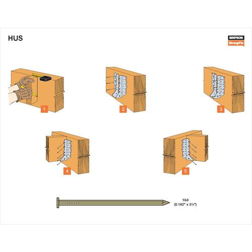 Joist Hanger 2x6 in. Face-Mount Galvanized HUS