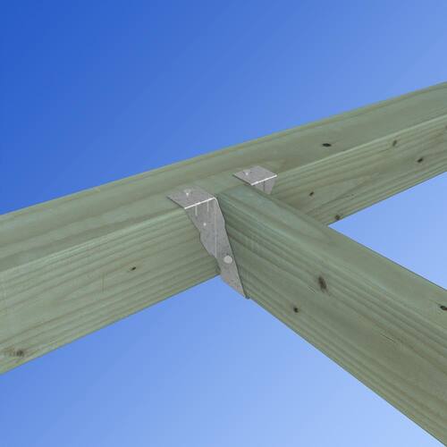 Joist Hanger 2x4 in. Post Frame Hanger ZMAX Galvanized PF