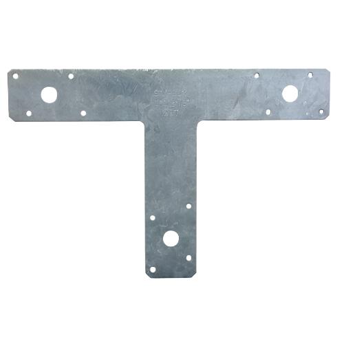 T Strap, 12 in. x 8 in. 14-Gauge, 14-Gauge, Galvanized