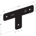 Metal Strap 4x4 Strong-Tie T-Strap ZMAX Galvanized Outdoor Accents 3