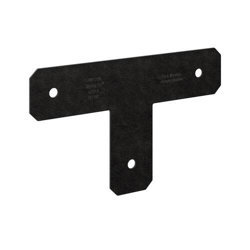 Outdoor Accents Avant Collection ZMAX, Black Powder-Coated T Strap for 4x4 Lumber