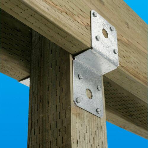 DJT ZMAX Deck Joist Tie for 2x Nominal Lumber, , 14-Gauge, Galvanized