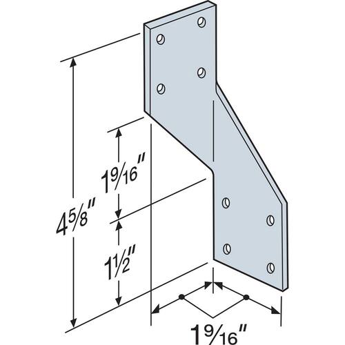 H3 Hurricane Tie, , 18-Gauge, Galvanized