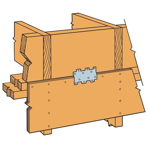 LTP Lateral Tie Plate, 3 in. x 4-1/4 in. Galvanized, , Galvanized