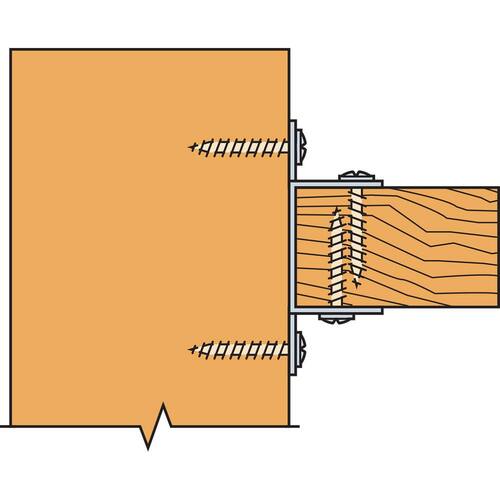 Metal Strap Rigid Tie Connector  Galvanized 18-Gauge RTR