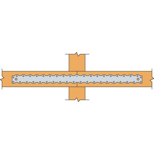 Metal Strap Tie 33-13/16 in. Galvanized 14-Gauge ST