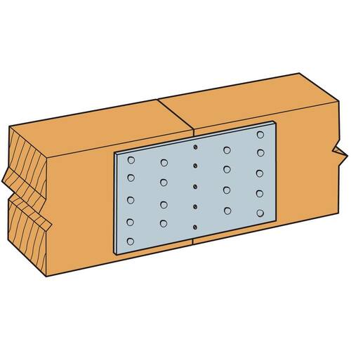 Metal Strap Tie Plate 3-1/8x5 in. Galvanized 20-Gauge TP