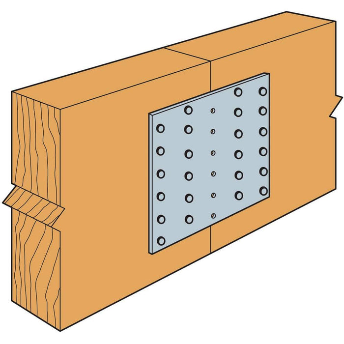 Nail Plate 4-1/8 in. x 5 in.TP45 20-Gauge Galvanized Tie Plate TP45