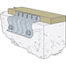 Nail Plate 10-5/8 in. x 6-1/4 in. Strong-Tie Universal Retro Foundation Plate Galvanized URFP 3