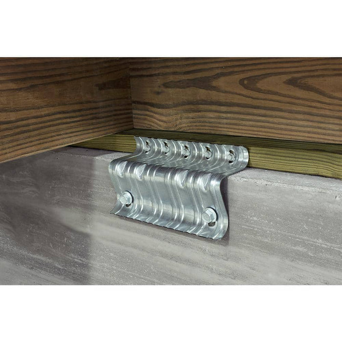 Nail Plate 10-5/8 in. x 6-1/4 in. Strong-Tie Universal Retro Foundation Plate Galvanized URFP 2