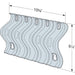 Nail Plate 10-5/8 in. x 6-1/4 in. Strong-Tie Universal Retro Foundation Plate Galvanized URFP 4