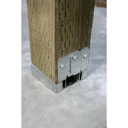 Post Brackets Adjustable Standoff 6x6 ZMAX Galvanized ABA