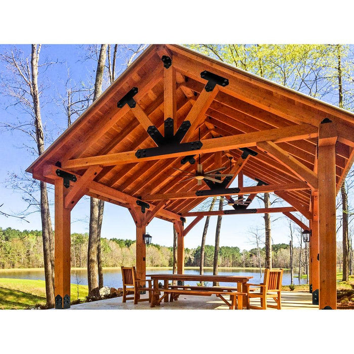 Post Bracket 6x6 Strong-Tie ZMAX Galvanized Outdoor Accents 7