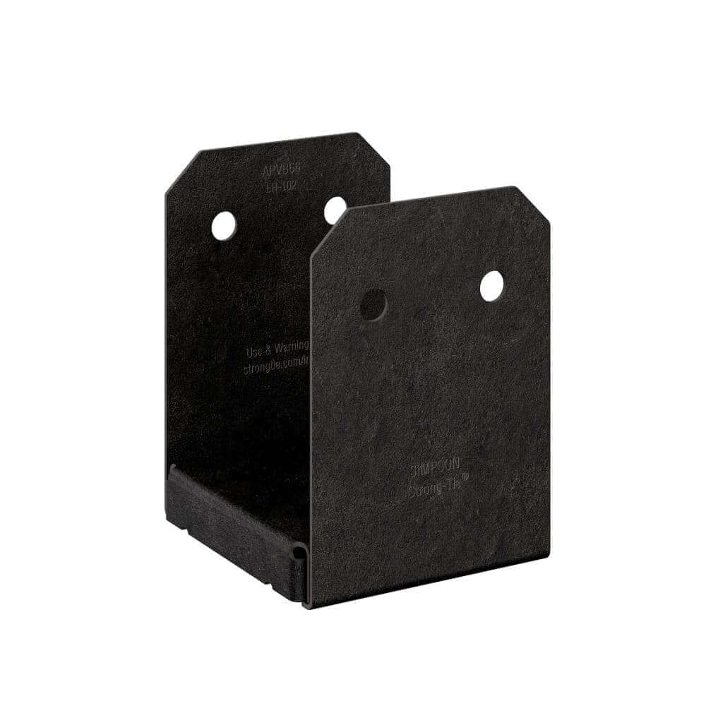 Post Base APVB66 6x6 Lumber Outdoor Accent Avant Collection Black ...