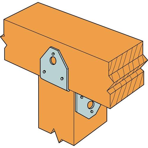 Post Cap for 4x Nominal Lumber, Galvanized BC