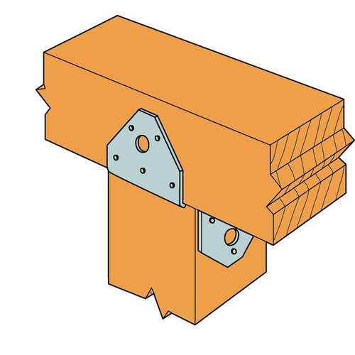 Post Cap for 4x6 Nominal Lumber, Galvanized BC