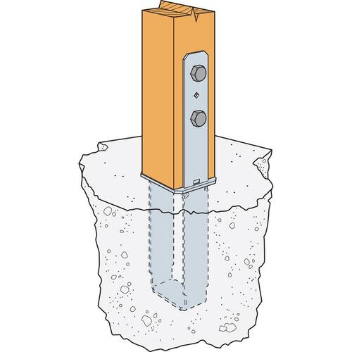 Post Brackets Column Base 4x4 Galvanized CB